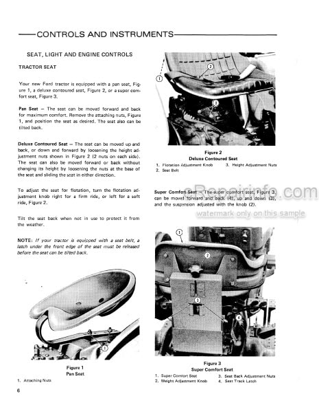 Photo 1 - Ford 2600 3600 4100 4600 Operators Manual Tractor 42260040