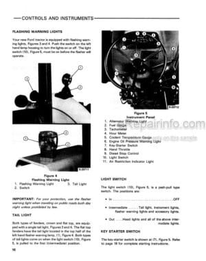 Photo 12 - Ford 2810 2910 3910 4610 4610SU Operators Manual Tractor 42281041