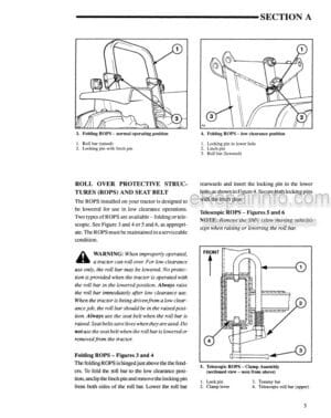 Photo 7 - Ford 5530 6530 Operators Manual High Clearance Tractor 42553020