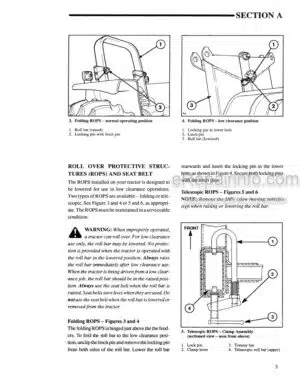 Photo 10 - Ford 3230 3430 3930 4630 5030 Operators Manual Tractor Less Cab 42323052