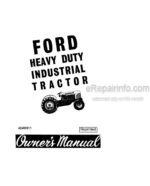 Photo 4 - Ford 4140 Owners Manual Heavy Duty Industrial Tractor 42400011