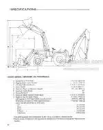 Photo 5 - Ford 5550 Operators Manual Tractor Loader Backhoe 42555010