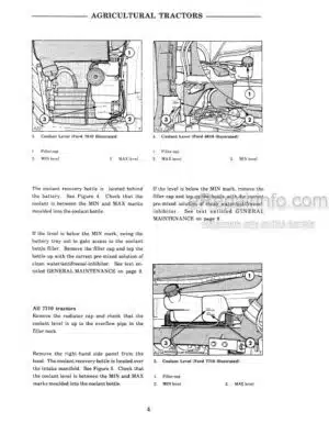 Photo 6 - Ford YT16H Operators Manual Yard Tractor 42001615