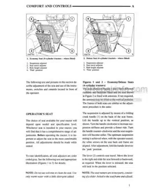 Photo 2 - Ford 5640 6640 7840 SL Range 5640 6640 7740 7840 7840 8240 8340 SLE Range Operators Manual Tractor 42564065