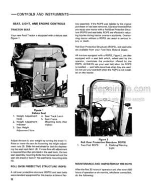 Photo 7 - Ford 6700 7700 Operators Manual Tractor 42670020