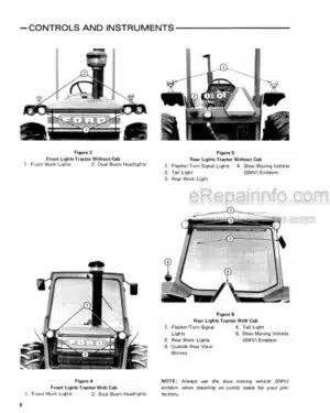 Photo 8 - Ford 6700 7700 Operators Manual Tractor 42670020