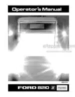 Photo 4 - Ford 8210 II Operators Manual Tractor 42821011