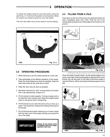 Photo 1 - Ford CL55 CL65 Operators Manual Compact Loader