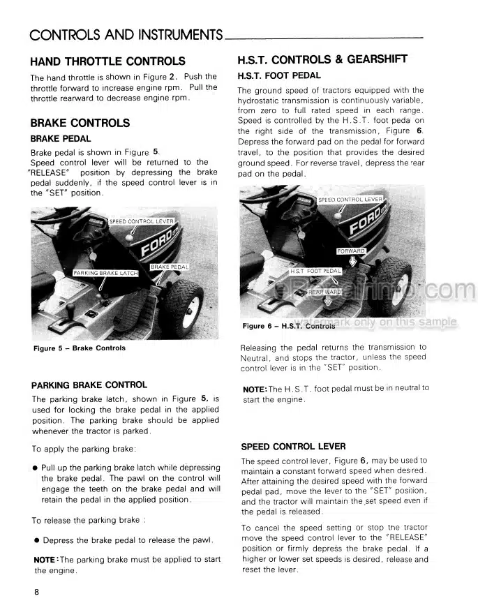 Photo 1 - Ford GT65 GT75 GT85 GT95 Operators Manual Diesel And Gasoline Tractor 42641075