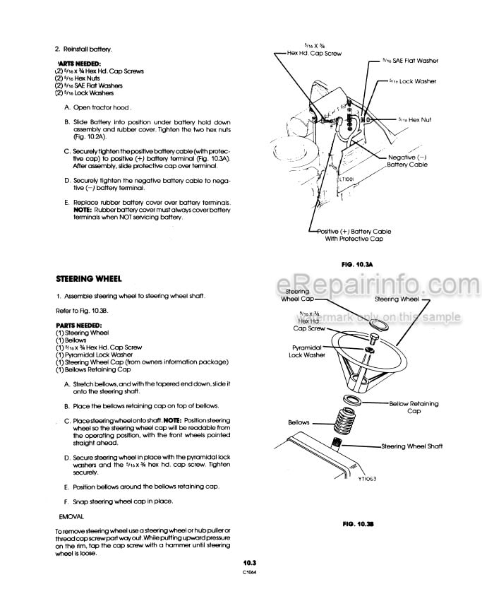 Photo 1 - Ford L8 LT12 Operators Manual Lawn Tractor 42640840