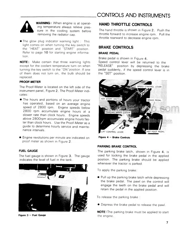 Photo 1 - Ford LGT14D Operators Manual And Reference Manual Diesel Lawn And Garden Tractor