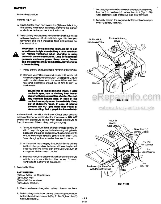 Photo 1 - Ford LGT14 Operators Manual Garden Tractor 42001410