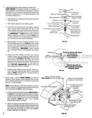 Photo 2 - Ford LGT17H Operators Manual Garden Tractor 42001711