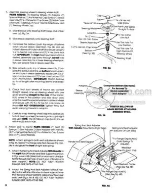 Photo 3 - Ford LGT17H Operators Manual Garden Tractor 42001711