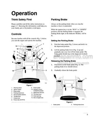 Photo 4 - Ford LS25-12.5G Operators Manual Yard Tractor 42642510