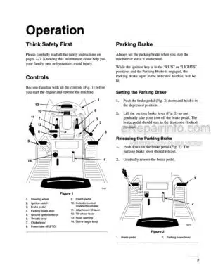 Photo 1 - Ford LS25-12.5G Operators Manual Yard Tractor 42642510