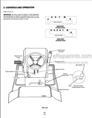 Photo 6 - New Holland 5530 6530 Operators Manual High Clearance Tractor 42553021
