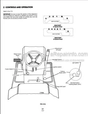 Photo 1 - Ford LT10 LT12 Operators Manual Lawn Tractor 42001221