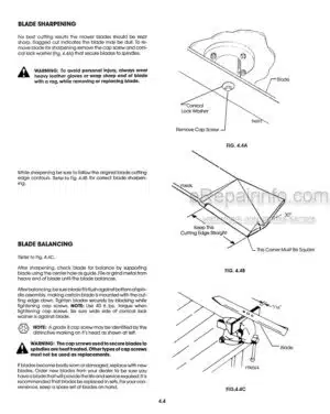 Photo 4 - Ford LT12.5HA Operators Manual Lawn Tractor 42001215