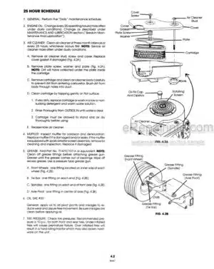 Photo 2 - Ford LT8 LT11 Operators Manual Lawn Tractor 42000821