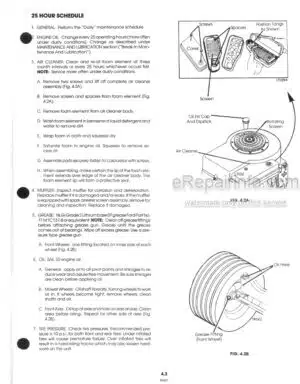 Photo 7 - Ford LT8 LT11 Operators Manual Lawn Tractor 42000821