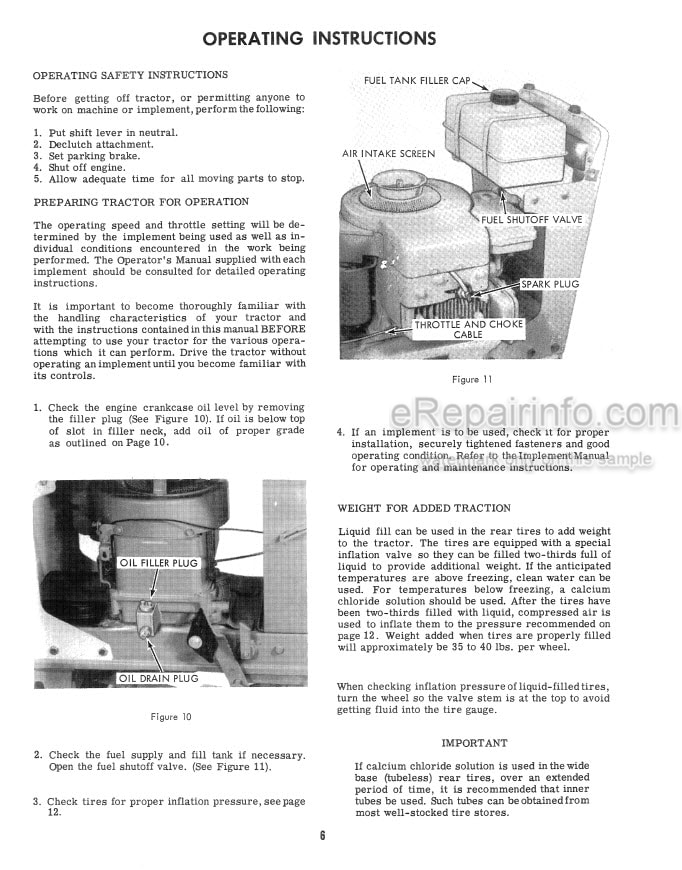 Photo 1 - Ford Model 75 Operators Manual Lawn Tractor 42007020