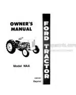 Photo 4 - Ford NAA Owners Manual Tractor 42881007