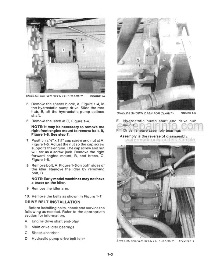 Photo 1 - Ford New Holland 1900 2100 Service Manual Harvester 40190022