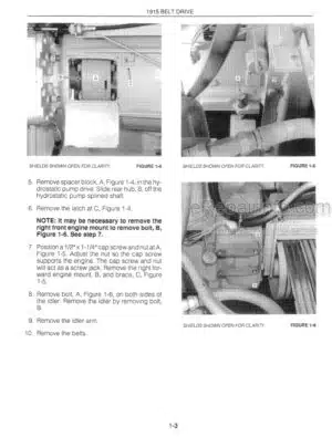 Photo 4 - Ford New Holland 1915 2115 Service Manual Harvester 40191520