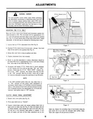 Photo 7 - Ford LGT14 Operators Manual Garden Tractor 42001410