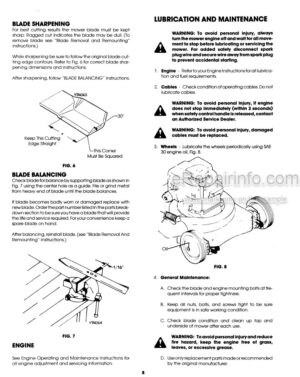 Photo 10 - Ford Series RM19 Operators Manual Walk Behind Mower 42001910