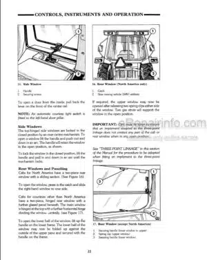 Photo 1 - Ford TW-5 TW-15 TW-25 TW-35II Operators Manual Tractor 42000540
