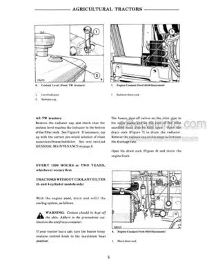 Photo 2 - Ford TW-5 TW-15 TW-25 TW-35 Operators And Supplement Manual Tractor 42000541