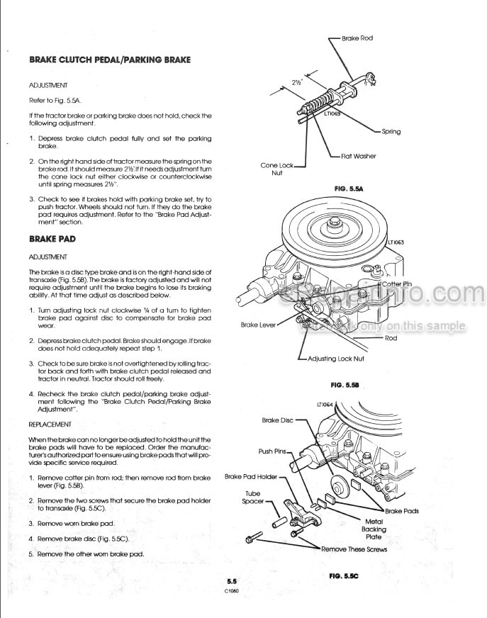 Photo 1 - Ford YT12.5 YT16 Operators Manual Yard Tractor 42641066