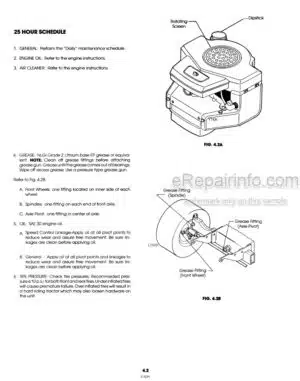 Photo 4 - Ford YT16H Operators Manual Yard Tractor 42001615