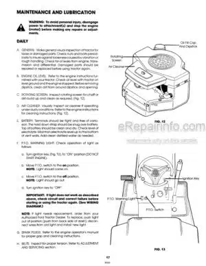 Photo 1 - Ford YT16 Operators Manual Yard Tractor 42001610