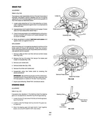 Photo 7 - Ford LT12H Operators Manual Lawn Tractor 42641210