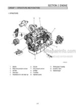 Photo 3 - Hyundai HB100 Repair Manual Backhoe Loader