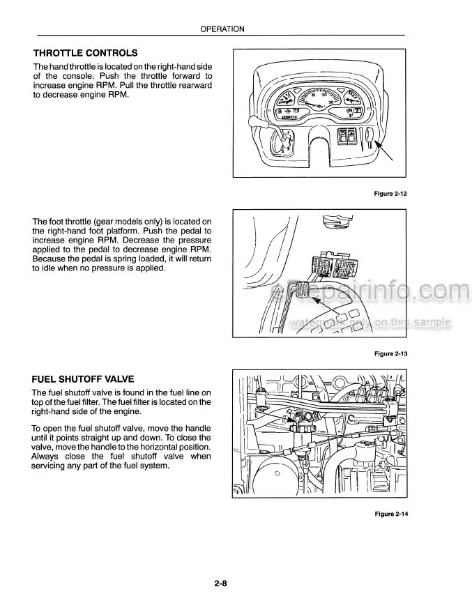 Photo 1 - New Holland 1530 1630 Operators Manual Tractor 42153021