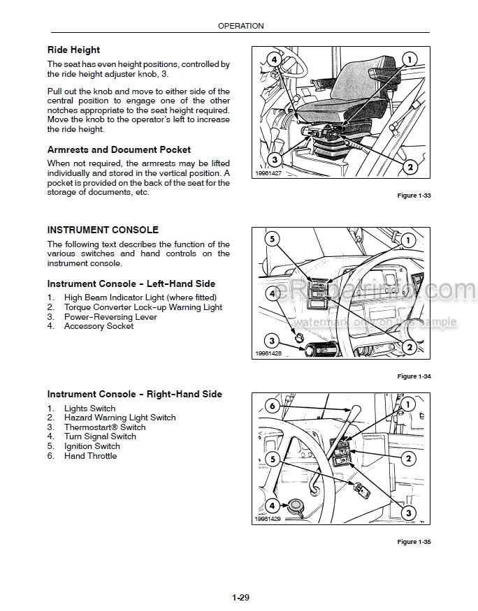 Photo 1 - New Holland 345D 445D 545D Operators Manual Tractor 86570567