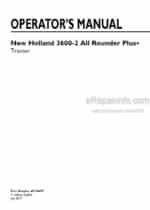 Photo 4 - New Holland 3600-2 All Rounder Plus Operators Manual Tractor 48134657