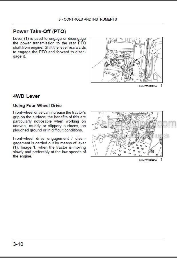 Photo 1 - New Holland 3630TX Plus Operators Manual Tractor 48134658