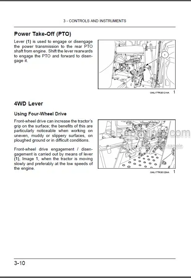 Photo 1 - New Holland 3630TX Plus Operators Manual Tractor 48134658