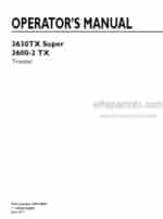 Photo 4 - New Holland 3630TX Super 3600-2TX Operators Manual Tractor 48134667