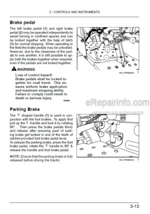 Photo 6 - Ford CL45 Operators Manual Compact Loader 42004510