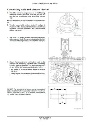 Photo 8 - New Holland 1078 1079 1085 Service Manual Automatic Bale Wagon 40107830