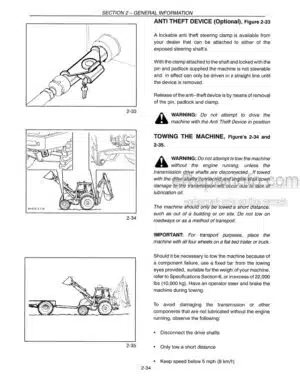 Photo 10 - New Holland 555E 575E 655E 675E Operators Manual Backhoe Loader 86570568