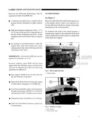 Photo 2 - New Holland 5610S 6610S 7610S Operators Manual Emission Controlled Tractor 86837677