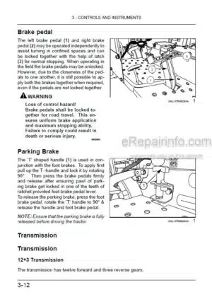 Photo 7 - New Holland B80B Service Manual Backhoe Loader 48143704