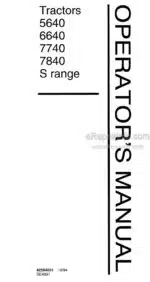 Photo 4 - New Holland 5640S 6640S 7740S 7840S Operators Manual Tractor 42564031
